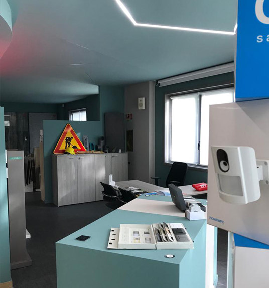 Showroom impianti di sicurezza a Brescia